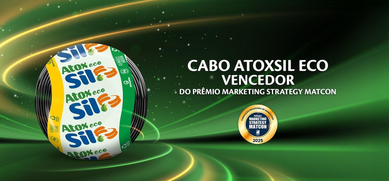 Banner de cabos elétricos AtoxSil Eco