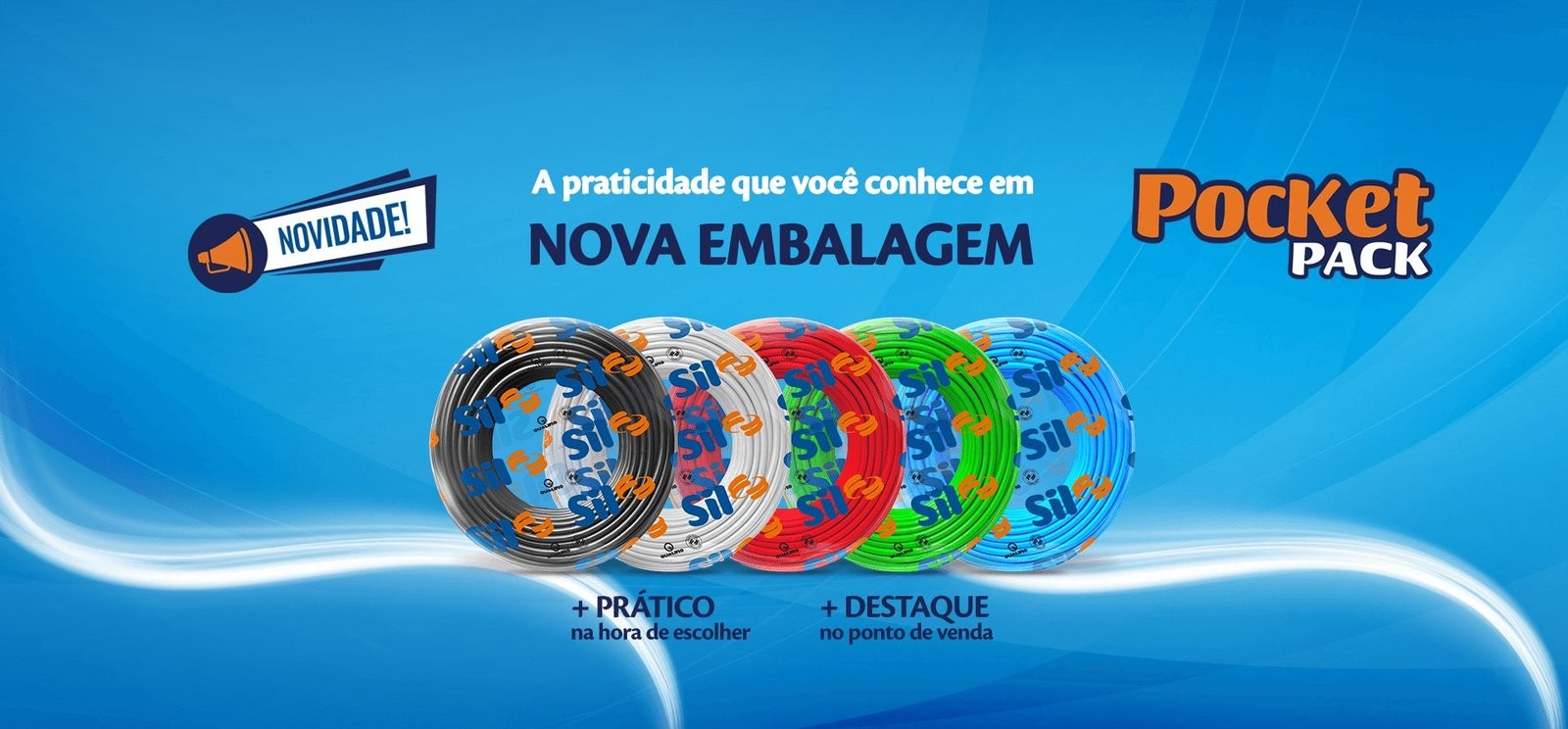 Banner de embalagem Pocket Pack